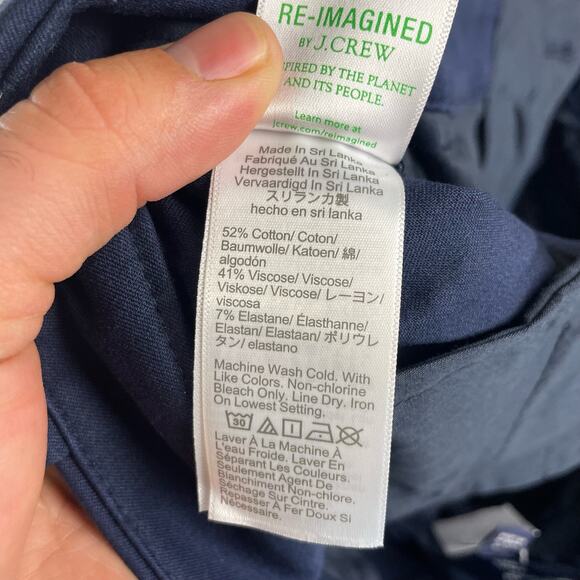 J Crew Kallie Straight Leg Officewear Work Pleated Pants US Women's 16 New - Picture 5 of 5